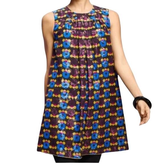 Anna Sui + Target Metallic Polka Dot Shift Dress Size SMALL Retro Mod Disco Rave - Picture 1 of 10